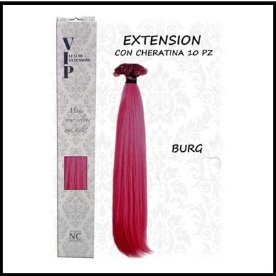VIP Keratin Hair Extension lisce - cf 20 pz - BURG