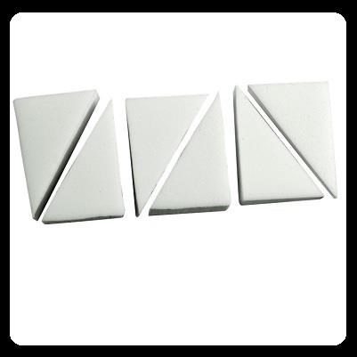 WICTOR Diva spugnette lattice triangolo - 6 pz