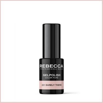 REBECCA soak off gel polish 5 ml - 281 / barely there