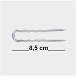 FORCELLE trasparente ondulata 8,5 cm - cf 2 pz FORCELLE trasparente ondulata 8,5 cm - cf 2 pz