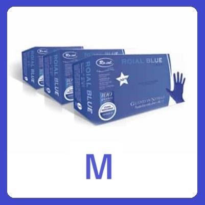 RO.IAL BLUE guanti nitrile non talcati cf 100 pz - M
