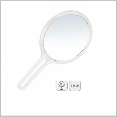 PLUM specchio 14,7 cm - con manico - ingr. 3x