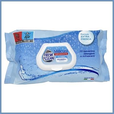 FRESH & CLEAN salviette milleusi - 72 pz