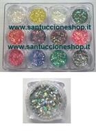 SEQUIN polveri glitter per nail art - cf 12 pz