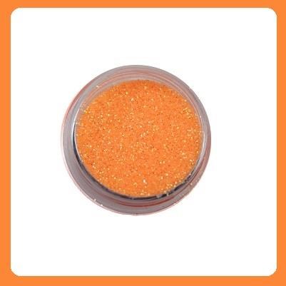 Glitter unghie vasetto 10 ml - arancione