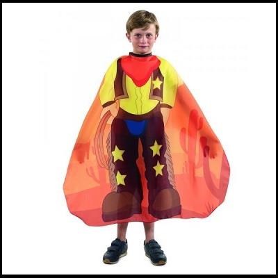 COW BOY mantella taglio per bambini