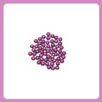 NAILS KIM strass unghie round 2 mm - fuxia