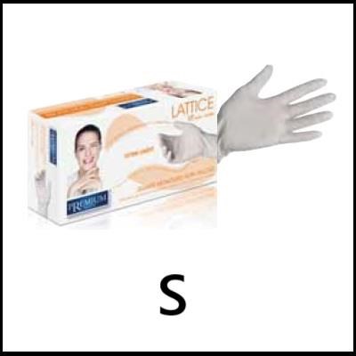 PREMIUM guanti lattice non talcati - cf 100 pz - mis. S