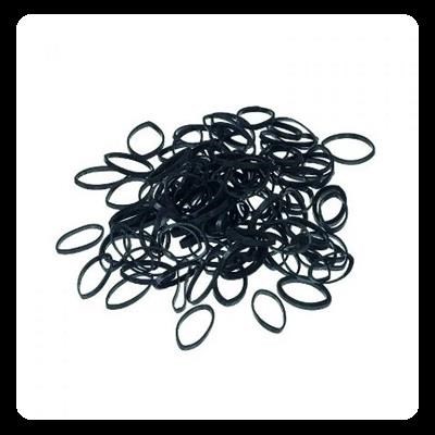 Elastici silicone 300 pz - nero