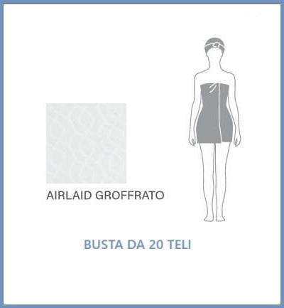 RO.IAL Airlaid telo carta goffrato 100x200 cm - busta 20 pz