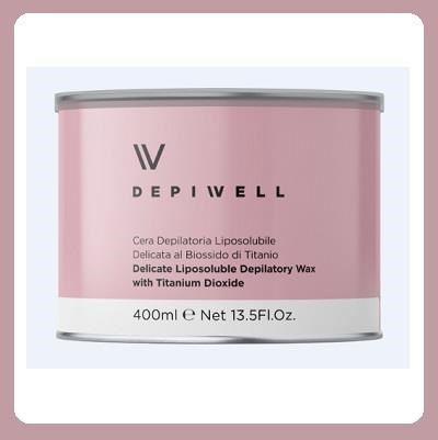 DEPIWELL cera barattolo titanio rosa - 400 ml