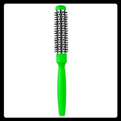 GETTIN FLUO spazzola termica 17,5 mm - VERDE