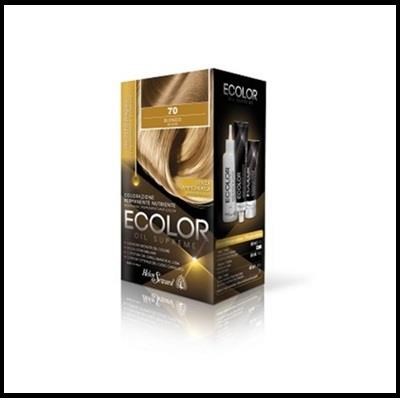 ECOLOR crema colorante - 70 biondo