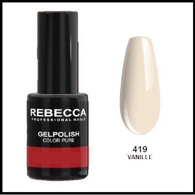 REBECCA soak off gel polish 5 ml - 419 / vanille