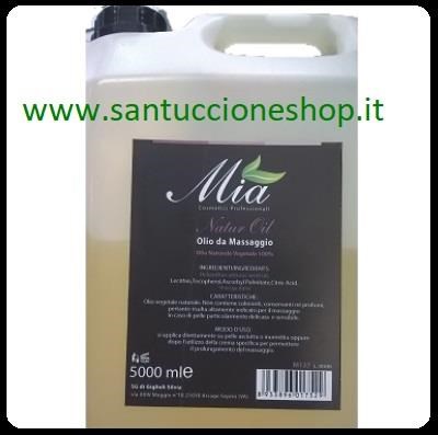 MIA olio da massaggio naturale - tanica 5 litri