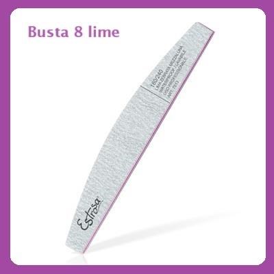 ESTROSA lima mezzaluna grana 180/240 - cf 8 pz
