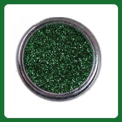 Glitter unghie vasetto 10 ml - verde