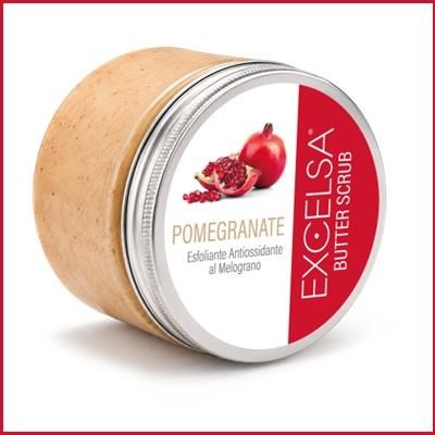 EXCELSA Butter Scrub piedi 170 ml - pomegranate
