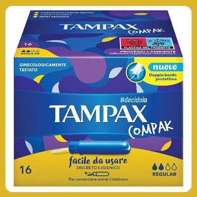 TAMPAX Compak Regular - cf 16 pz