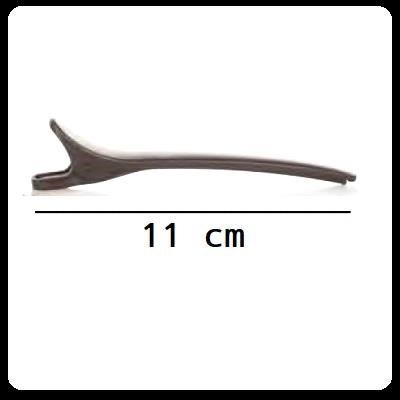 PROFESSIONAL hair clip plastica neri - cf 6 pz