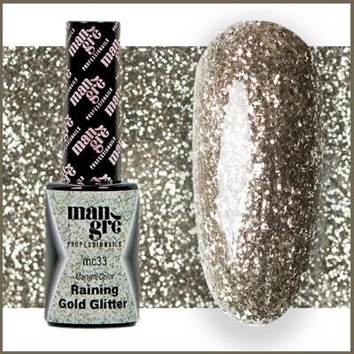 MANGRE' Color 8 ml - MC33 / Raining gold glitter