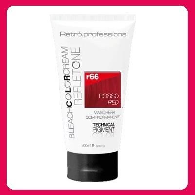 REFLETONE maschera colorata 200 ml - R66 rosso REFLETONE maschera colorata 200 ml - R66 rosso