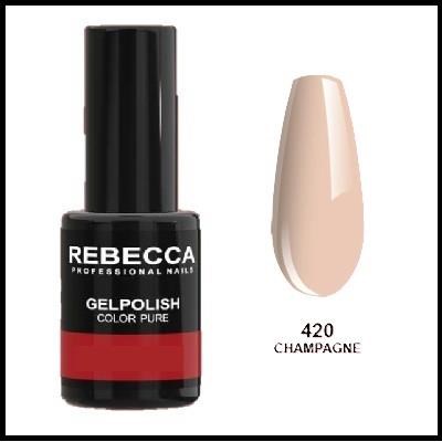 REBECCA soak off gel polish 5 ml - 420 / champagne