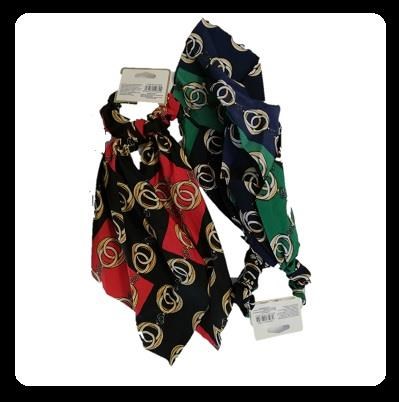 Elastico c/coda foulard fantasy