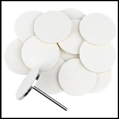 Abrasivi monouso per mandrini 15 mm - grana 80