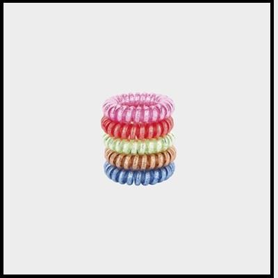 Elastici a spirale gel - confezione 5 pz