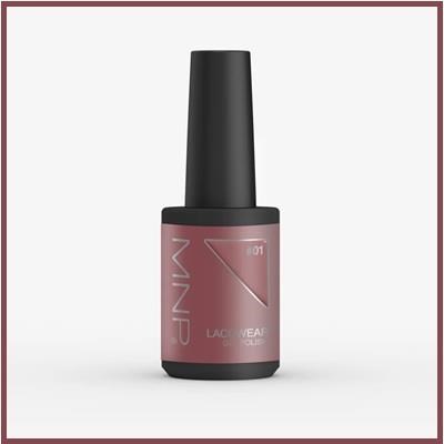 MNP Lacqwear gel polish 10 ml col. 01 / puce