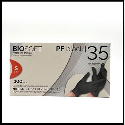 BIO SOFT guanti nitrile non talcati cf 100 pz - S