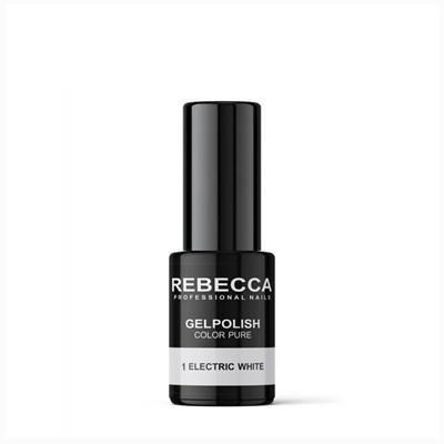 REBECCA soak off gel polish 5 ml - 01 / electric white