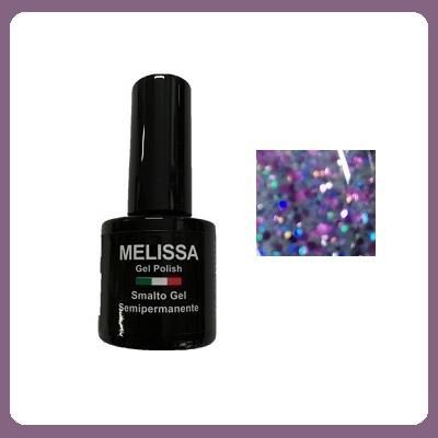 MELISSA gel polish 7 ml - col. 140 / purple & multicolor MELISSA gel polish 7 ml - col. 140 / purple & multicolor