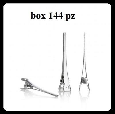 Becchi cicogna in alluminio - scatolina 144 pz