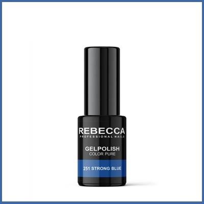 REBECCA soak off gel polish 5 ml - 251 / Strong Blue