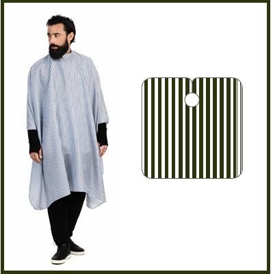 GORDON mantella taglio a righe - verde