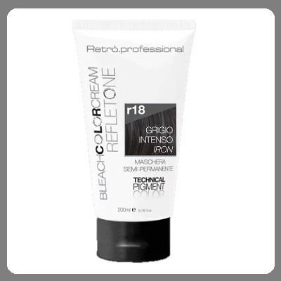 REFLETONE maschera colorata 200 ml - R18 grigio intenso