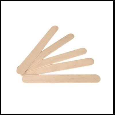 Spatoline cera in legno per cera - cf 250 pz