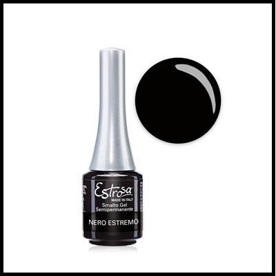 ESTROSA smalto gel semip. 7 ml - nero estremo