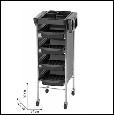 CARRELLO mod. PASSY - nero