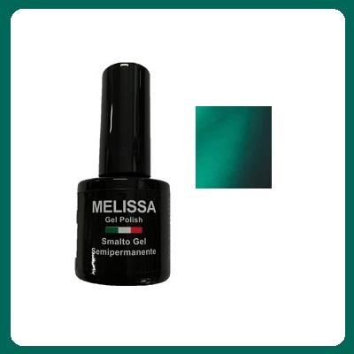 MELISSA gel polish 7 ml - col. 65 / verde bottiglia perlato