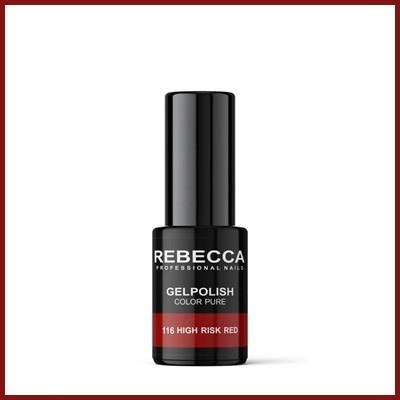 REBECCA soak off gel polish 5 ml - 116 / high risk red