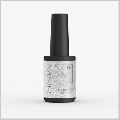 MNP Lacqwear gel polish 10 ml col. 47 / glitter argento MNP Lacqwear gel polish 10 ml col. 47 / glitter argento