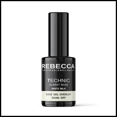 REBECCA Technic gummy base gel soak off - white milk