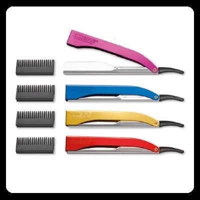 PRO CUT rasoio classico mezza lama - colorato