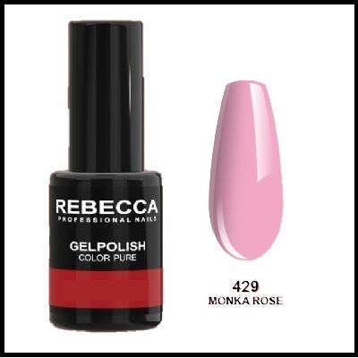 REBECCA soak off gel polish 5 ml - 429 / monka rose