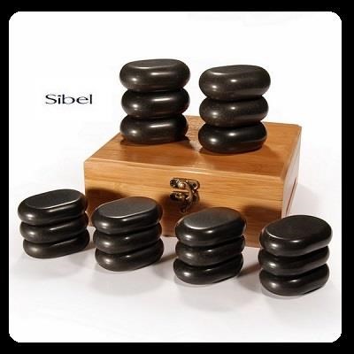 Massage stone set pietre - 18 pz