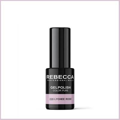 REBECCA soak off gel polish 5 ml - 220 / lychee rose