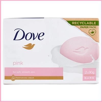 DOVE saponetta 2x90 gr. - Pink